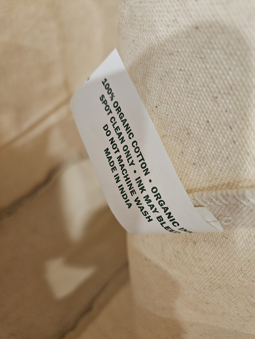 Polo Ralph Lauren Waterkeeper Alliance Organic Cotton Canvas Tote Bag Green Pony - Picture 8 of 8